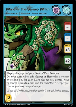 Wand of the Swamp Witch - Foil